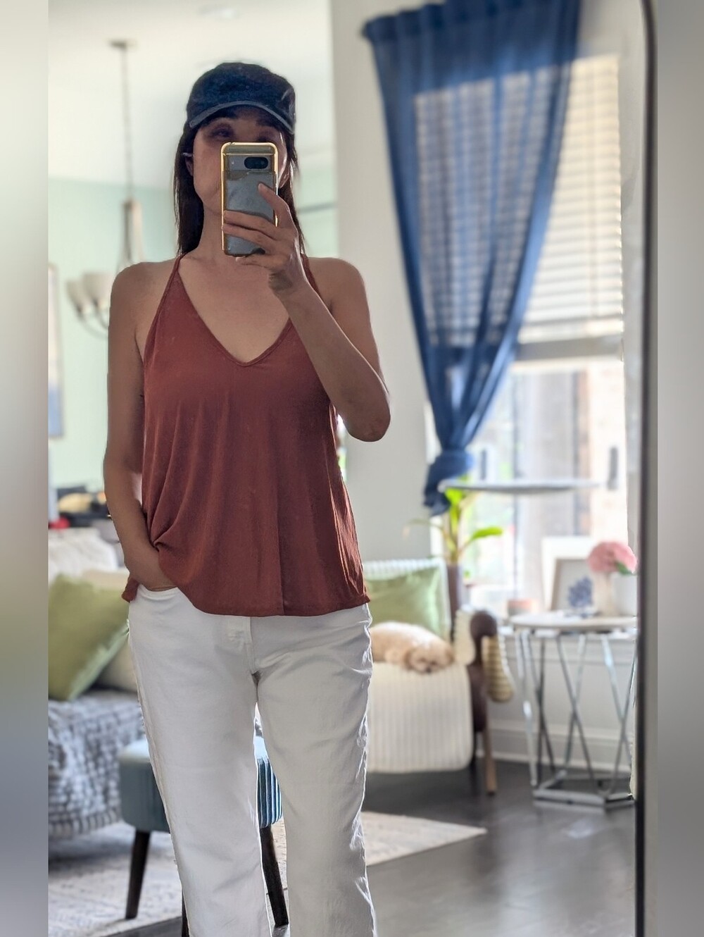 Intimately Free People First Love V-Neck Cami Racerback Top